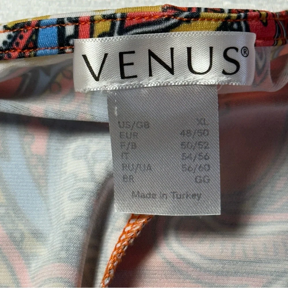 VENUS Asymmetrical Wrap Maxi Dress Red Orange Resort Wear - Picture 5 of 16